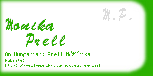 monika prell business card